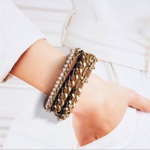 Stella & Dot Power Pearl Wrap Bracelet Brand New